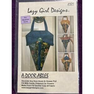 quilt pattern door pockets A-DOOR-ABLES From Fat Quarter Cuts Of Fabric